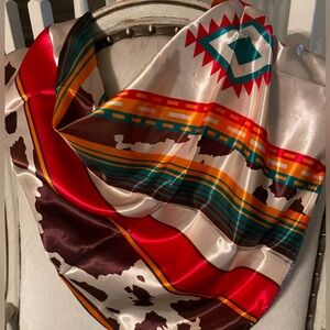 🤠❤️🤠Western Wild Rag Cowboy Cowgirl Rodeo Serape Cowhide Print🤠❤️🤠